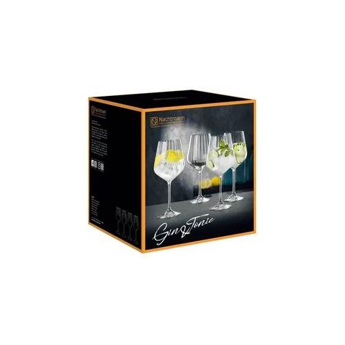 Cocktailglas NACHTMANN "Cocktailgläser Gin Tonic 640 ml 4er Set transparent", bunt (transparent), Glas, Trinkgefäße, Cocktailglas