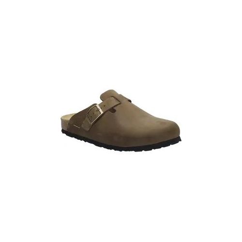 Clog JOSEF SEIBEL "Hermine 04", Damen, Gr. 39, braun, Nubukleder, Schuhe Clog, Hausschuh, Schlupfschuh in Schuhweite G (=weit)