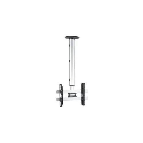 VCM TV-Deckenhalterung "TV Deckenhalterung CM3 höhenverstellbar 74-130 cm", silber, B:42cm T:8cm, Gerätehalterungen