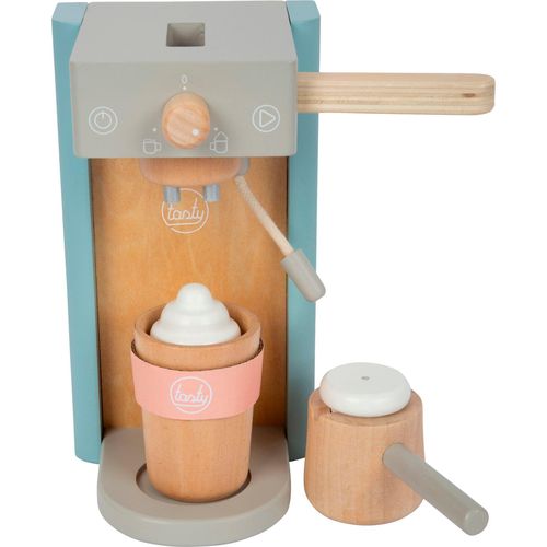 Kinder-Kaffeemaschine SMALL FOOT "Kaffeemaschinen-Set „tasty“", bunt, Spielzeug-Haushaltsgeräte, Kinder, Holz