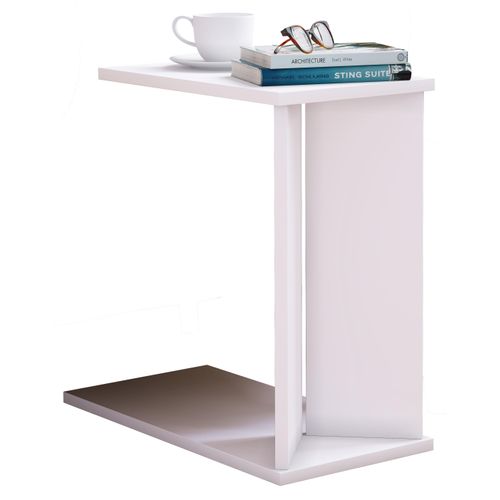 Couchtisch VCM "Holz Beistelltisch Couchtisch Sofatisch Nachto M", weiß, B:25cm T:50cm, Tische, Couchtisch