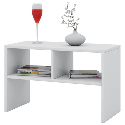 Couchtisch VCM "Holz Beistelltisch Couchtisch Sofatisch Nachto S", weiß, B:63cm T:30cm, Tische, Couchtisch