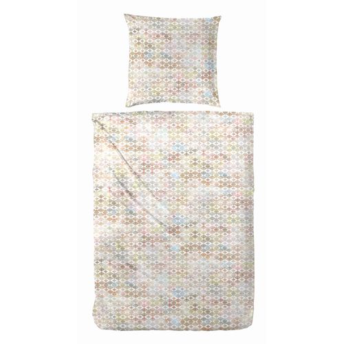 Bettwäsche PRIMERA "Perkal-Bettwäsche Diamond Party", grün, B/L: 155cm x 220cm, 1 Stk., 1 Stk., Perkal, B/L: 80cm x 80cm, 2, Perkal, Obermaterial: 100% Baumwolle, Bettwäsche, Bettwäsche