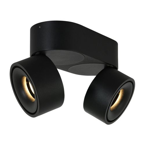 Steinhauer Strahler Fez Black 2-flammig Schwarz Matt 16,1x7,9cm