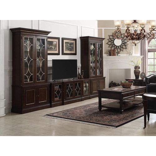 Wohnzimmer Set 2x Vitrine TV Ständer CouchtischSet Wohnmöbel Modern