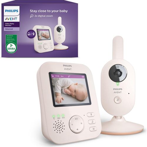 Philips AVENT Babyphone SCD881/26 Video-Babyphone Advanced, IR, 300 m, 50 m, 300 m, FHSS, 2.4 GHz