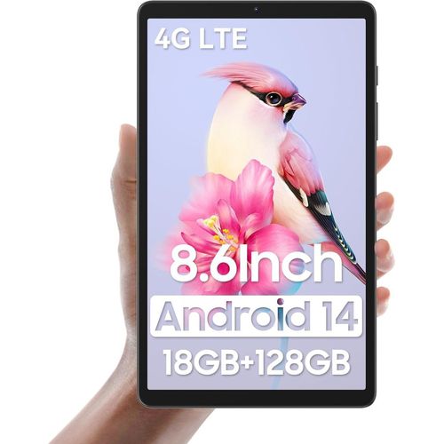 Blackview Tab 60 Tablet 8 Zoll, Tablet Android 14 mit 12 GB RAM 128GB ROM(2TB TF), 6050mAh Akuu, 13MP+8MP, 4G LTE 5G WiFi Tablet PC, Mini Tablet