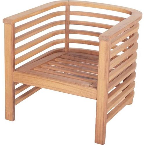Sessel Naturholzstuhl Stuhl Balkon Garten Sessel Stühle Relax Outdoor Möbel