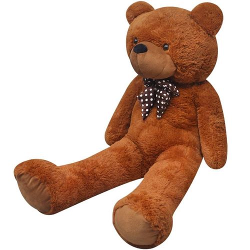 Möbel Teddybär Kuscheltier Plüsch Braun 242 cm - Kuscheltiere 80147