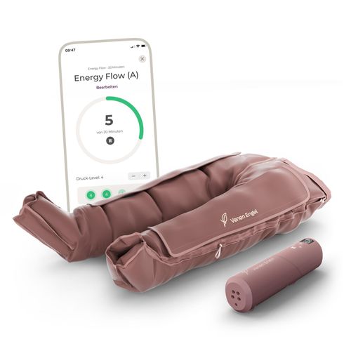 Venen Engel Plus mit Lymph-Flow Pants – 4 überlappende Luftkammern & bis zu 7 Programme mit der App