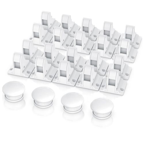 BEARWARE 2x Kindersicherung, Babysicherung Schrankschloss, Schranksicherung magnetisch 10 Schlösser