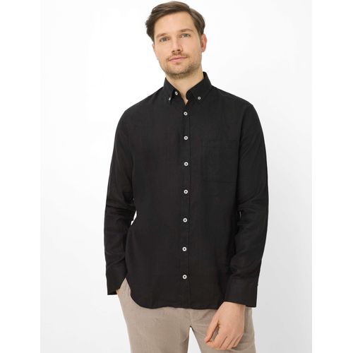 Brax Herren Hemd Style DANIEL black, schwarz, Gr. XXL