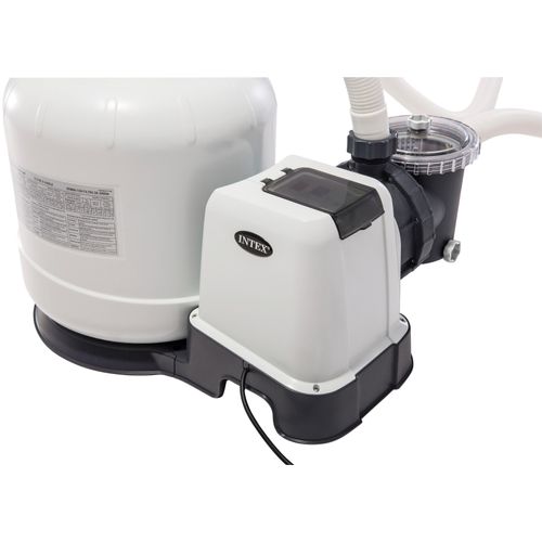 Sandfilteranlage INTEX "SX2800", schwarz-weiß (grau, schwarz, weiß), B:40cm H:66cm L:0cm, Kunststoff, Filteranlagen, Pumpenleistung ca. 10,5 m³/h