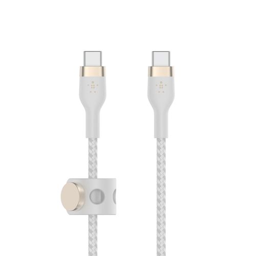 BELKIN USB-Kabel "BoostCharge PRO Flex USB-C/USB-C Kabel bis 60W 3m", weiß, 300cmcm, Kabel