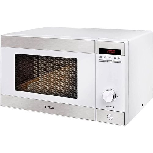 Teka MWE 230 G - Mikrowelle + Grill de Freistehend, Fassungsvermögen de 23 Liter, Elektronisches Bedienfeld de, 8 Menüs de Direktzugriff, Abtauen nach Zeit und Gewicht, Farbe White