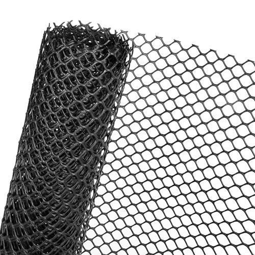 RASENSCHUTZGITTER 1,3m x 50m Masche 30mm Schutzgitter in schwarz