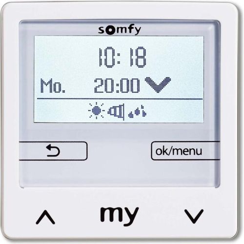 Somfy Zeit- Wind- und Sonnenautomatik Soliris Smoove IB+ P W Steuer. o