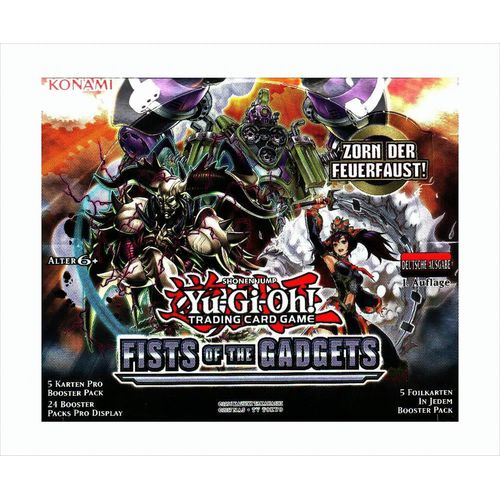 Yu-Gi-Oh! Fists of the Gadgets - Booster Display Deutsch