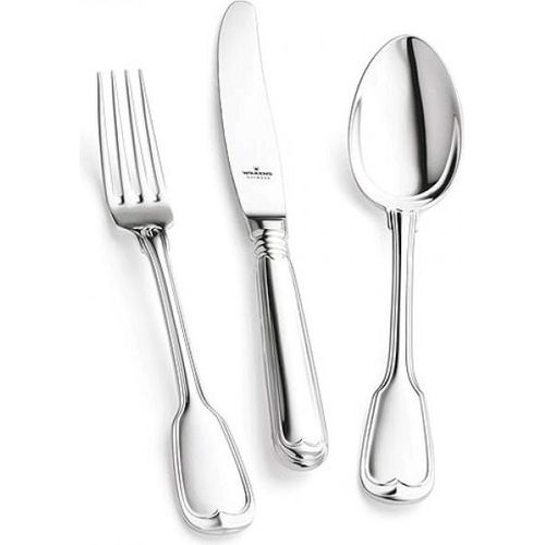 Wilkens 30-tlg. Edles Besteck Set Augsburger Faden 180g Royal Versilberung
