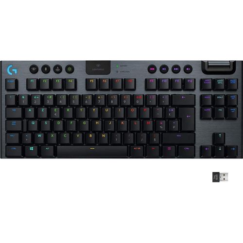 Logitech G915 TKL: Kabellose Gaming-Tastatur mit taktilen GL-Tasten - AZERTY