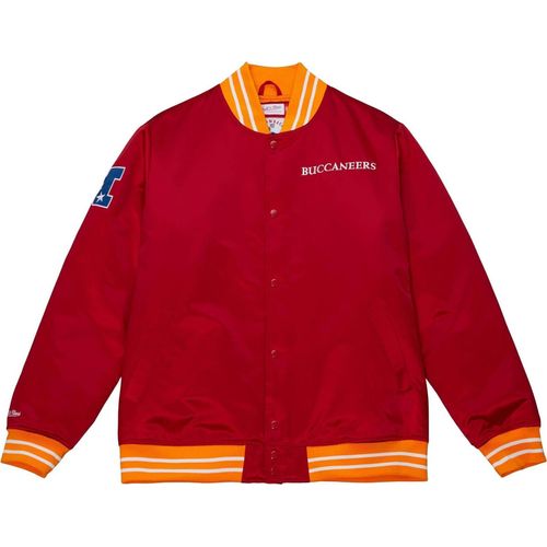 Tampa Bay Buccaneers NFL Mitchell & Ness Heavyweight Satin Jacke Rot-L