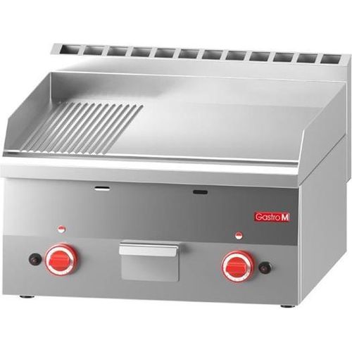 Gastro M 600 Gasgrillplatte 60/60Ftrg 2/3 Glatt Und 1/3 Gerillt