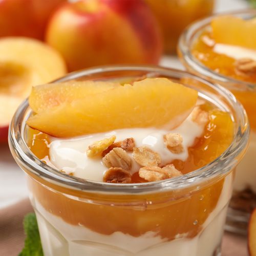 VITAVEGGY Früchte-Püree weisser PFIRSICH 24x1kg ohne Aroma- Farb- & Konservierungsmittel von Food-United, Pfirsichpüree geeignet für Obstbrei & Babybrei Pfirsich-Saft-Smoothie-Eistee-Sorbet-Müsli-Joghurt-Quark GVO-Frei Glutenfrei & 100% natürlich