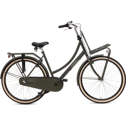 Popal Daily Dutch Basic+ N3 Hollandrad - Citybike - Damen - 47 centimeter - Armeegrün