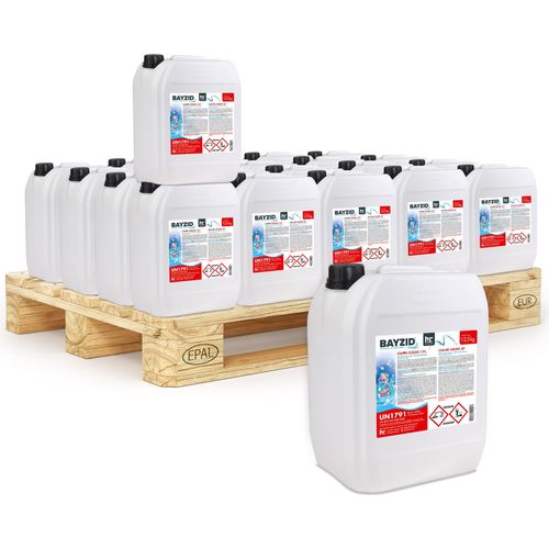 50x12,5 kg BAYZID® Flüssigchlor 13% zur effektiven Pool Desinfektion