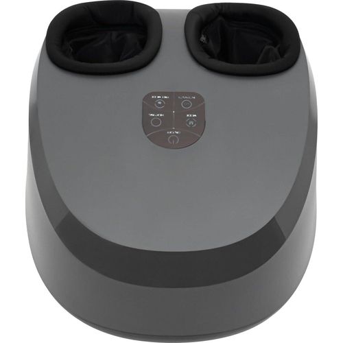 Elektrisches Fußmassagegerät, Fußmassagegerät mit Fernbedienung, Massagegerät für Füße, Grau