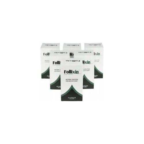 6x FOLLIXIN - wosy, ja! - Kapsuki do wosów - skuteczna kuracja na wypadanie wosów