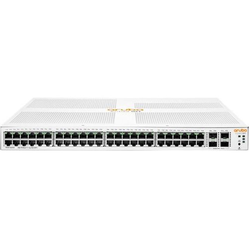 HPE Aruba Networking Networking Instant On Switch 48p Gigabit 4p SFP+ 1930, Managed, L2/L3/L4, Gigabit Ethernet (10/100/1000), Vollduplex, Power over Ethernet (PoE), 1U