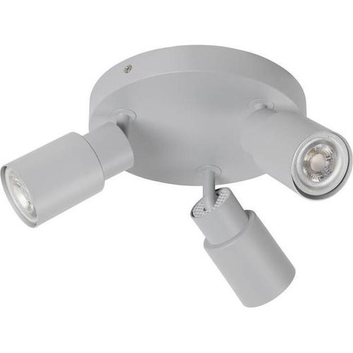 SLV PURI 2.0 Tube, Wand- und Deckenaufbauleuchte, rund, 3 x max. 6W GU10, grau 1008335
