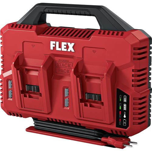 Flex Doppel-Schnellladegerät 12/18 V CA SP 2x12/18 (mit Ladezustandsanzeige)