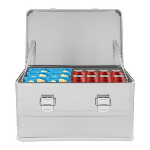 Aufbewahrungsbox aus Aluminiumlegierung, Aufbewahrungsbox für Camping, Aufbewahrungsbox