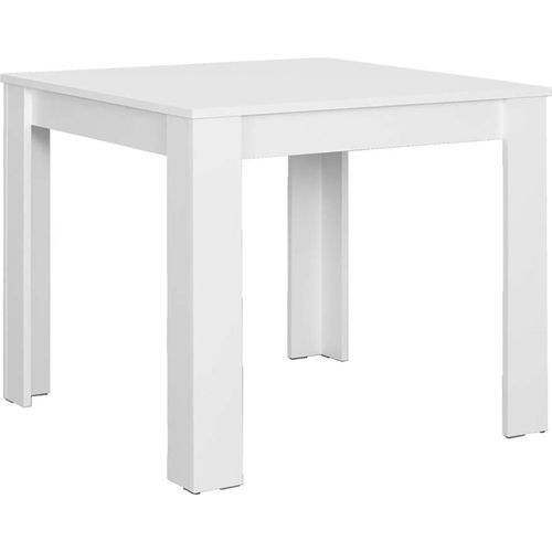 Tisch >NEPAL< in Weiß 80 x 75 x 80 cm (BxHxT)