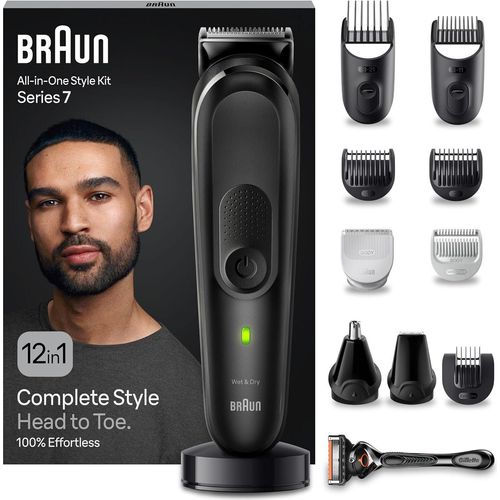 Bartschneider, Trimmer/Haarschneider Herren, Haarschneidemaschine, wasserdicht, 100 Min. kabellose Laufzeit