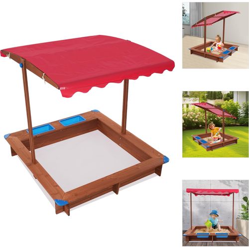 Holzsandkasten mit Abdeckung, Kindersandkasten, Modern Sandkästen für den Garten