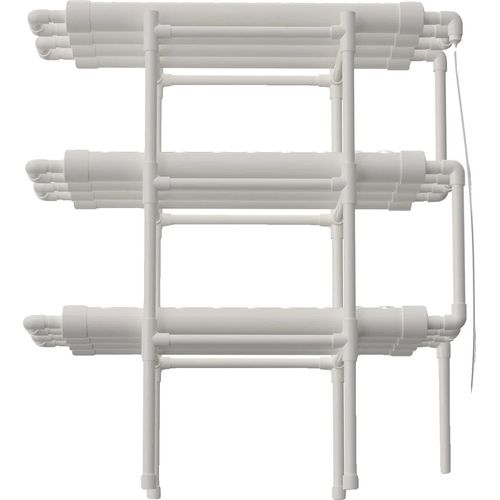 Hydroponisches Anbauset, 3-Schicht-System, 108 Pflanzenstandorte, WEISS