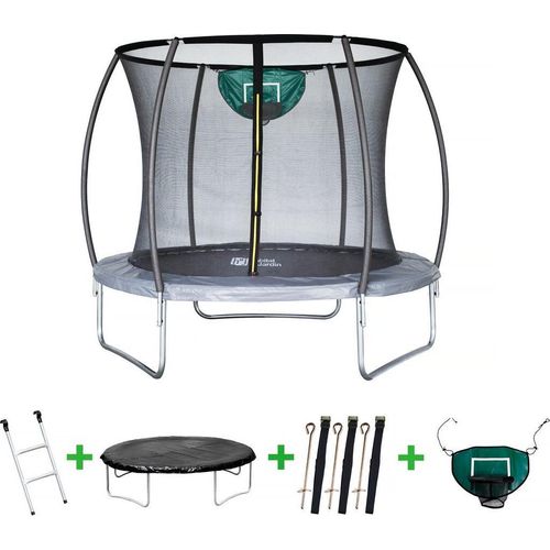 Trampolin mit Innennetz "Jumper" - Ø 4,88 m - Grau