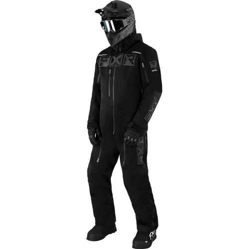 FXR Maverick Lite 1-Teiler Snowmobil Kombi, schwarz/grau, L