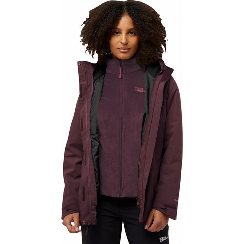 Jack Wolfskin Rotwand 3In1 Jkt W Amaranth Amaranth Xl