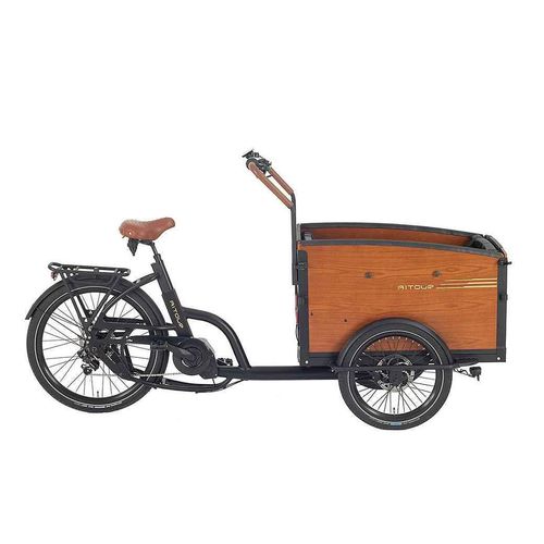 E-Lastenräder Aitour Lastenrad, enviolo,250W Mittelmotor,48 V 13,4 Ah akku