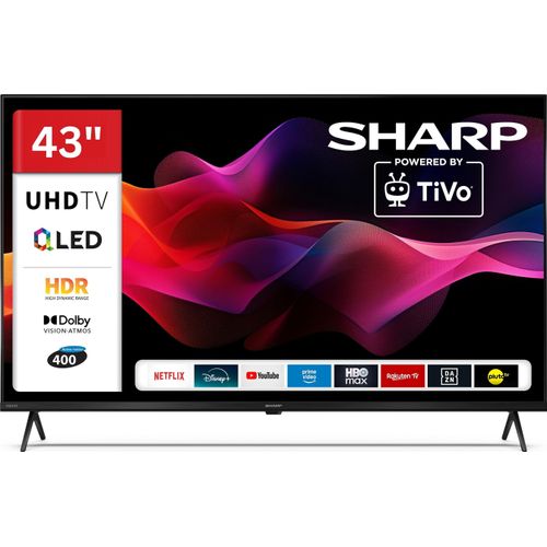 Sharp 43HM5745E QLED Fernseher 43 Zoll Smart TV by TiVo 4K UHD Fernseher mit HDR Dolby Vision (2026)