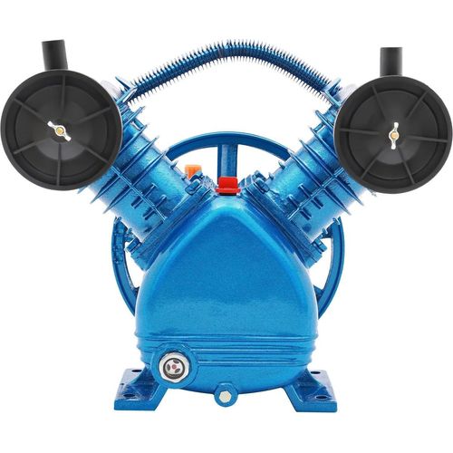 Luftkompressor Pumpenkopf - Riemengetrieben V-0.25/8 - Gusseisen - 3HP/2200 W - 8.8 CFM / 250 l/min - 115 PSI / 8 bar - 2x65 mm Zylinder