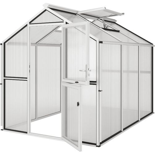 KGT Gewächshaus "Galant III" pressblank 6,7 m² 10 mm HKP