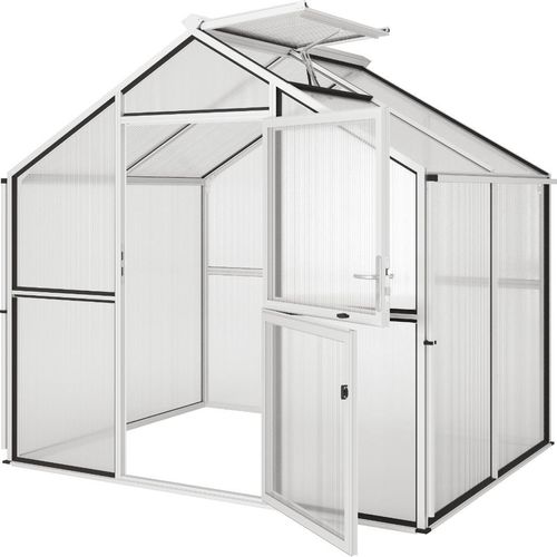 KGT Gewächshaus "Novum II" pressblank 5,7 m² 10 mm HKP
