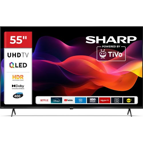 Sharp 55HM5745E QLED Fernseher 55 Zoll Smart TV by TiVo 4K UHD Fernseher mit HDR Dolby Vision (2026)