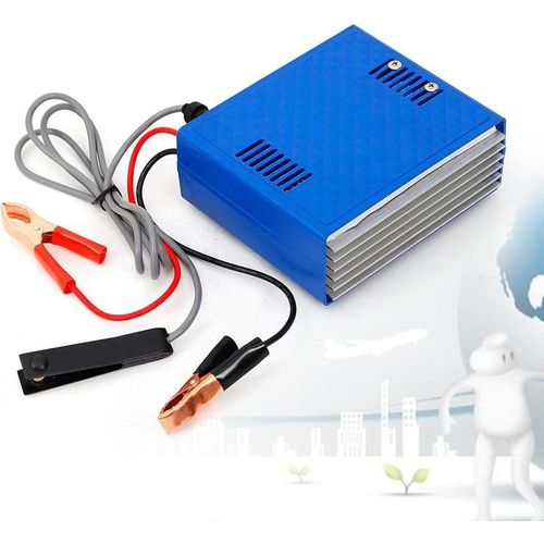 Fischbetäuber für Elektrofischerei - Inverter - 3000 W Max - Reichweite 1–3 m - LED-Display - Eingebauter Lüfter - ABS-Material - Blau