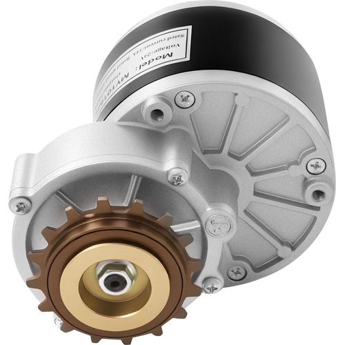 E-Bike/Pedelec - Umbausatz - Leistung 250W 24V - Drehzahl 3300 U/min - Drehmoment 0,9 N·m - Schutzart IP54 - Motorgehäuse 10×9 cm - Silber